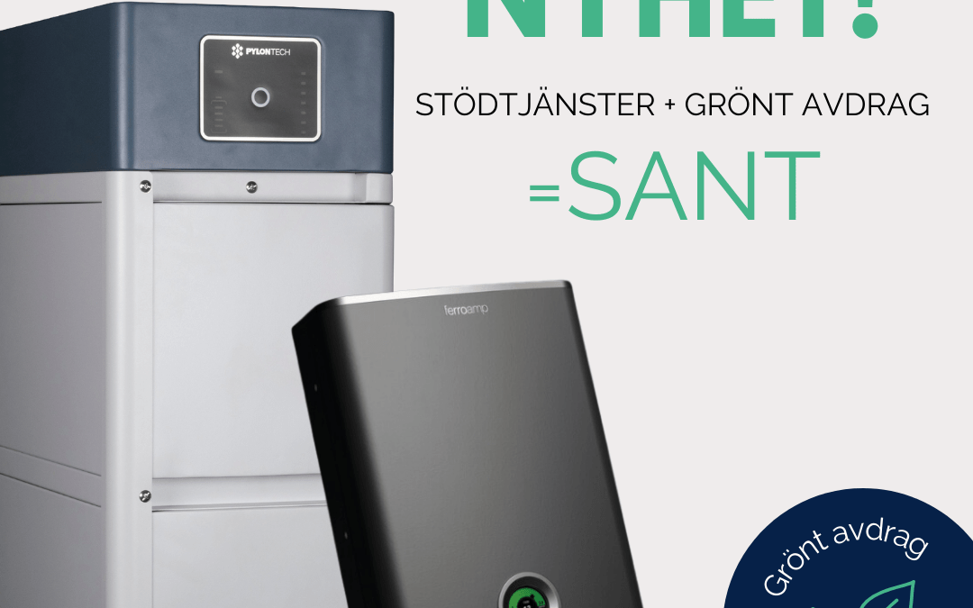 Skattereduktion för batteritjänster